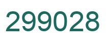 Número 299028 imagen verde