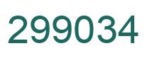 Número 299034 imagen verde