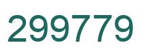 Número 299779 imagen verde