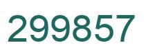 Número 299857 imagen verde