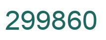 Número 299860 imagen verde