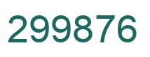 Número 299876 imagen verde