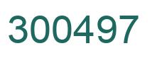 Number 300497 green image