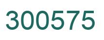 Number 300575 green image