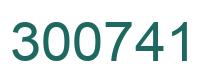 Number 300741 green image