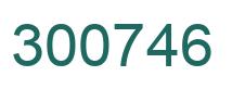 Number 300746 green image