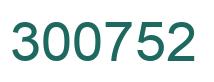 Número 300752 imagen verde