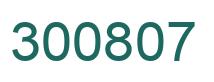 Número 300807 imagen verde