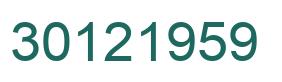 Número 30121959 imagen verde