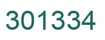 Número 301334 imagen verde