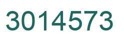 Number 3014573 green image