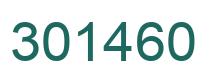 Number 301460 green image