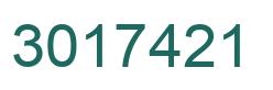 Número 3017421 imagen verde