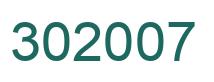 Number 302007 green image