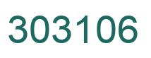 Number 303106 green image