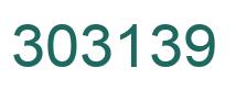 Number 303139 green image