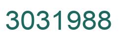 Number 3031988 green image