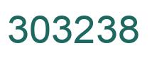 Number 303238 green image