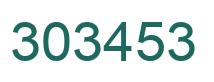 Número 303453 imagen verde