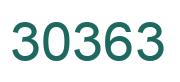 Number 30363 green image