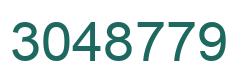 Número 3048779 imagen verde