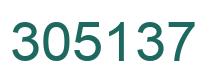 Número 305137 imagen verde