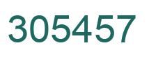Número 305457 imagen verde