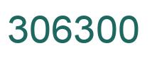 Number 306300 green image