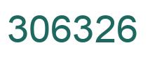 Number 306326 green image