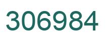 Número 306984 imagen verde