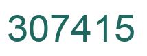 Número 307415 imagen verde