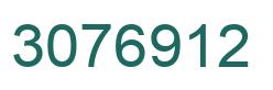 Número 3076912 imagen verde