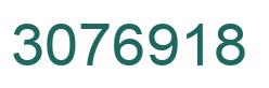 Número 3076918 imagen verde