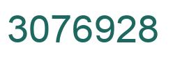 Número 3076928 imagen verde