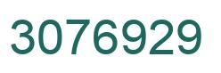 Número 3076929 imagen verde
