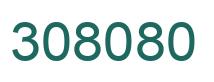 Number 308080 green image