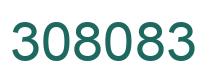 Number 308083 green image
