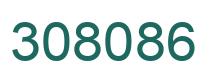 Number 308086 green image