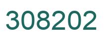 Number 308202 green image
