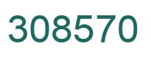 Number 308570 green image