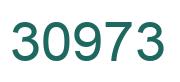 Number 30973 green image
