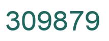 Number 309879 green image