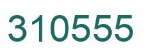 Number 310555 green image