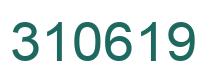 Número 310619 imagen verde