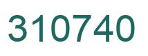 Número 310740 imagen verde
