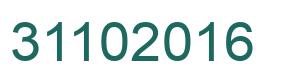 Número 31102016 imagen verde