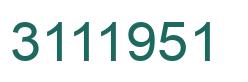 Número 3111951 imagen verde