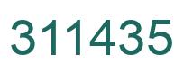 Número 311435 imagen verde