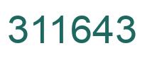 Número 311643 imagen verde
