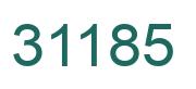 Number 31185 green image